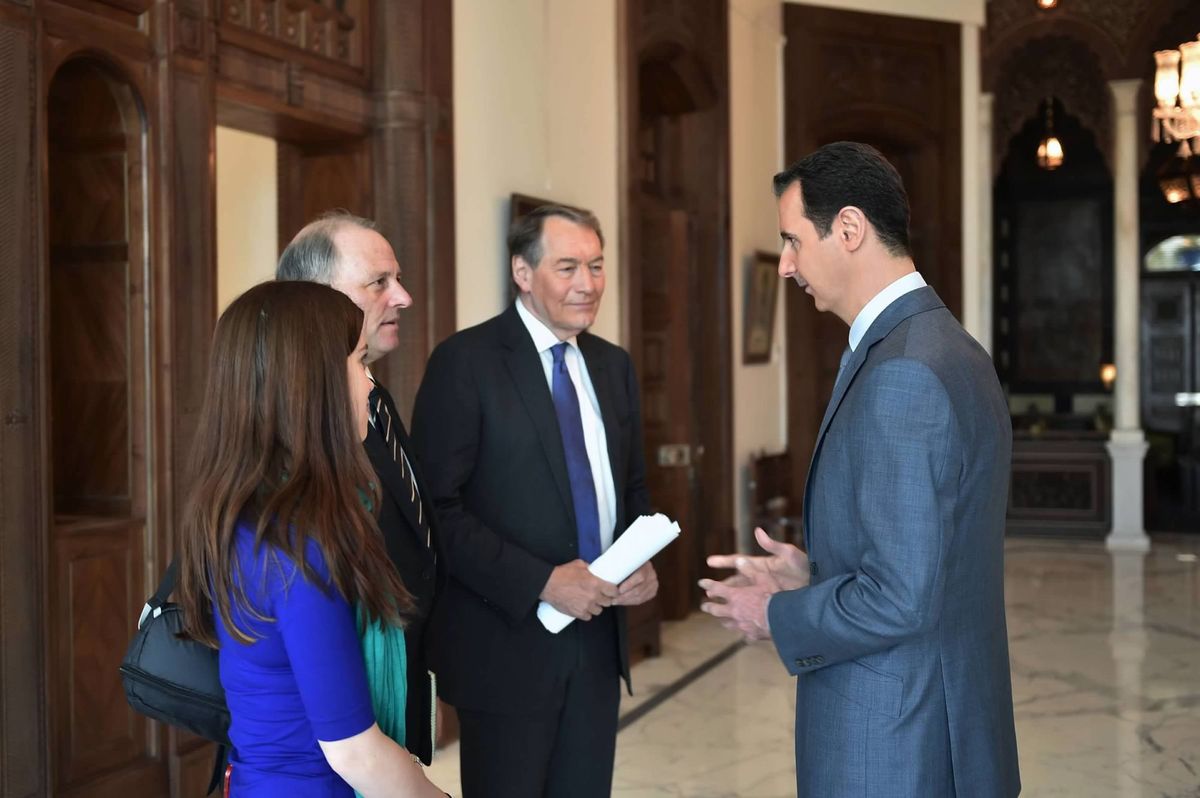 Behind the scenes in Damascus with President Assad