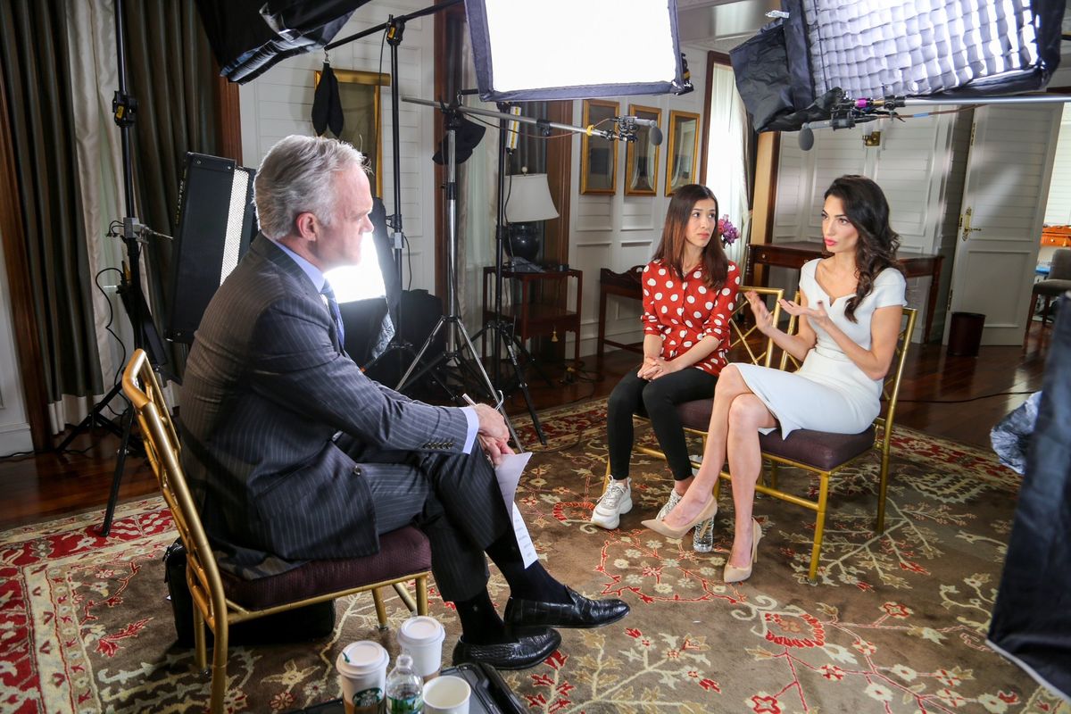 Nadia and Amal Clooney - 60 Minutes interview